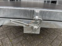 Multi transporter enkelas kipdissel en laadklep 300x150cm - 750kg - ongeremd