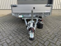 Kipper 256x150cm - 2000kg - dubbelas - geremd