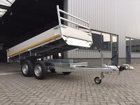 Kipper 311x180cm - 3500kg - dubbelas - geremd 