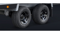 Reservewiel +  steun | zwarte velg 