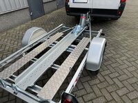 Erde motortrailer kantelbaar voor 1 motor