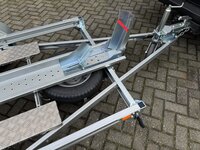 Erde motortrailer kantelbaar voor 1 motor