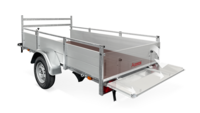 Aanhangwagen enkelas 301x150cm - 1500kg - geremd