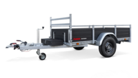 Aanhangwagen enkelas 251x130cm - 1350kg - geremd | Go-getter
