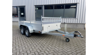 Aanhangwagen dubbelas 301x150cm - 2500kg - geremd