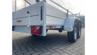 Aanhangwagen dubbelas 301x150cm - 2500kg - geremd