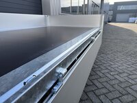 Plateauwagen 260x150cm - 750kg - ongeremd - enkelas