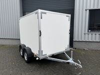 Gesloten dubbelas 258x150cm - 750kg - ongeremd | VDM
