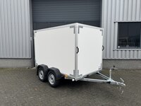 Gesloten dubbelas 258x150cm - 750kg - ongeremd | VDM