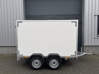Gesloten dubbelas 258x150cm - 750kg - ongeremd | VDM