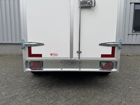 Gesloten dubbelas 258x150cm - 750kg - ongeremd | VDM