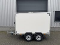 Gesloten dubbelas 258x150cm - 750kg - ongeremd | VDM