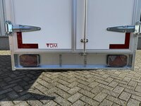 Gesloten enkelas 258x130cm - 750kg - ongeremd | VDM