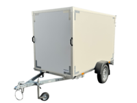 Gesloten enkelas 258x130cm - 750kg - ongeremd | VDM