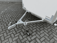 Gesloten enkelas 300x150cm - 750kg - ongeremd | VDM