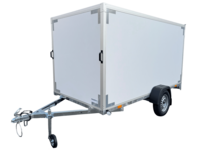 Gesloten enkelas 300x150cm - 750kg - ongeremd | VDM