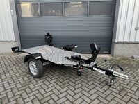 Motortrailer opvouwbaar / verlaagbaar 240x90cm 750kg  