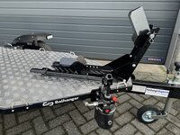 Motortrailer opvouwbaar / verlaagbaar 240x90cm 750kg  