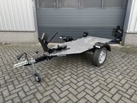 Motortrailer opvouwbaar / verlaagbaar 240x90cm 750kg  