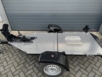 Motortrailer opvouwbaar / verlaagbaar 240x90cm 750kg  