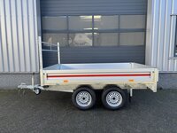 Plateauwagen 260x150cm - 750kg  - ongeremd - dubbelas