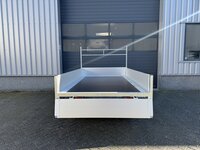 Plateauwagen 260x150cm - 750kg  - ongeremd - dubbelas