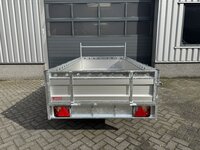 Aanhangwagen dubbelas 257x132cm - 750kg - ongeremd - ALU 