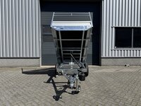 Kipper 260x150cm - 750kg - enkelas- ongeremd