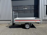 Kipper 260x150cm - 750kg - enkelas- ongeremd