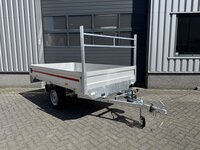 Kipper 260x150cm - 750kg - enkelas- ongeremd