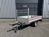 Kipper 260x150cm - 750kg - enkelas- ongeremd