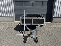 Aanhangwagen enkelas 225x132cm - 750kg - ongeremd