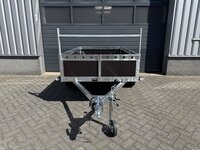 Aanhangwagen enkelas 225x132cm - 750kg - ongeremd