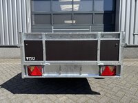 Aanhangwagen enkelas 225x132cm - 750kg - ongeremd