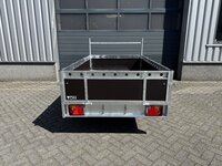 Aanhangwagen enkelas 225x132cm - 750kg - ongeremd