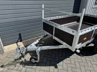 Aanhangwagen enkelas 225x132cm - 750kg - ongeremd