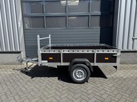 Aanhangwagen enkelas 225x132cm - 750kg - ongeremd