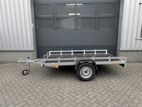Multi transporter enkelas  258x150cm - 750kg - ongeremd