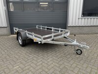 Multi transporter enkelas  258x150cm - 750kg - ongeremd