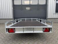 Multi transporter enkelas  258x150cm - 750kg - ongeremd