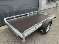 Multi transporter enkelas  258x150cm - 750kg - ongeremd
