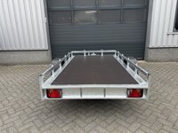 Multi transporter enkelas  258x150cm - 750kg - ongeremd