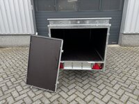 VDM bagagewagen met bruine betonplex