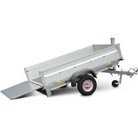 Bakwagen enkelas kantelbaar 210x128cm - 750kg - ongeremd