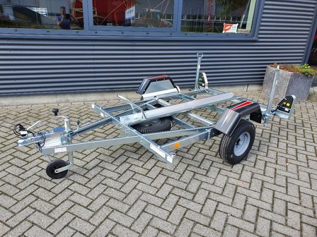 Erde motortrailer voor 1 motor/scooter 450kg AS