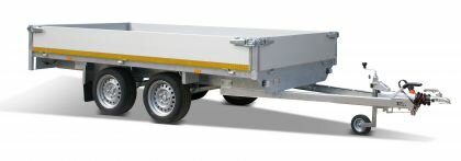 310x180cm dubbelas plateauwagen verkrijgbaar in 2000kg tot 3000kg