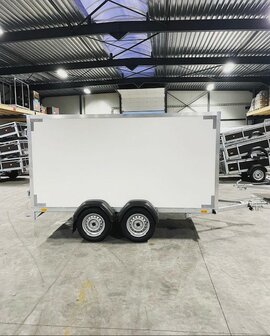 300x150cm dubbelas gesloten aanhangwagen met GRATIS OPTIE-PAKKET en LED 