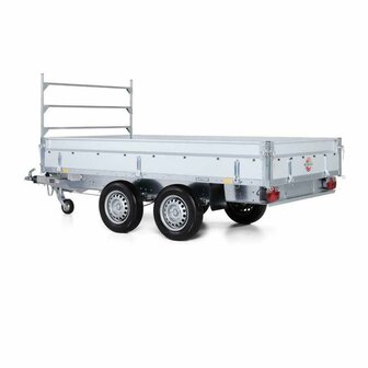 Plateauwagen OP=OP 401x203cm 2700kg met schokbrekers