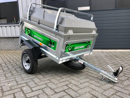 DaXara bagagewagen type 127 met inhoud 780 Liter en veilig met schokbrekers. 