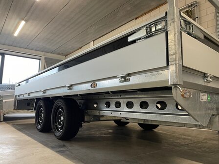 Henra plateauwagen 3500kg 401x202cm -  Unieke Xpert uitvoering